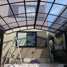 カーポート屋根張替え修理-BEFORE01