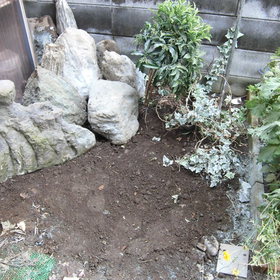 庭石の解体撤去-AFTER01
