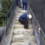外階段の亀裂補修と塗装-BEFORE03