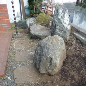 庭石の撤去工事-BEFORE01