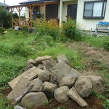 庭石の移動工事